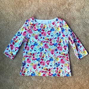 Floral Petite Talbots Top